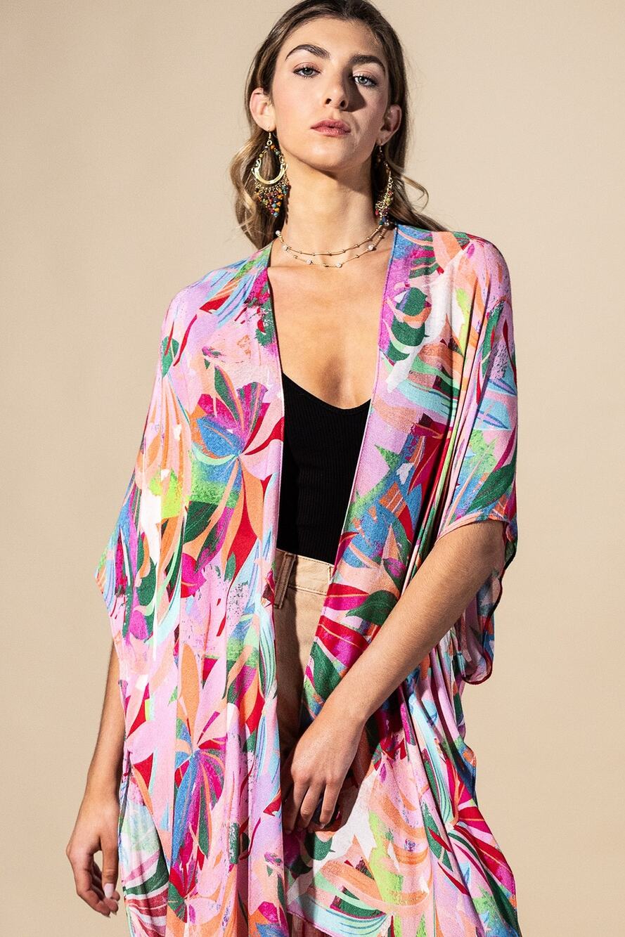 Verdant Bloom Kimono